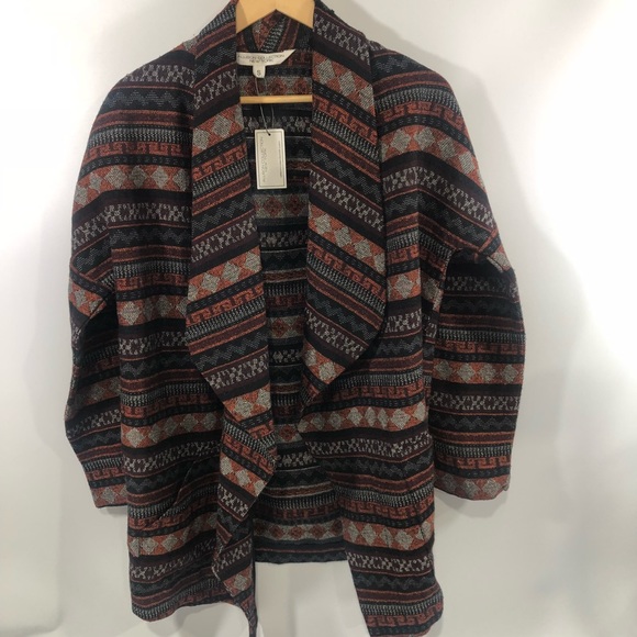 Allison Collection Jackets & Blazers - Allison Collection Open Front Pattern Cardigan Jacket NWT